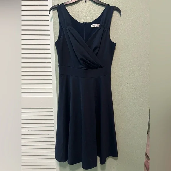 grace karin blue dress Grace Karin Dress Small Blue Sequin One Shoulder Faux Wrap Glamour NWT